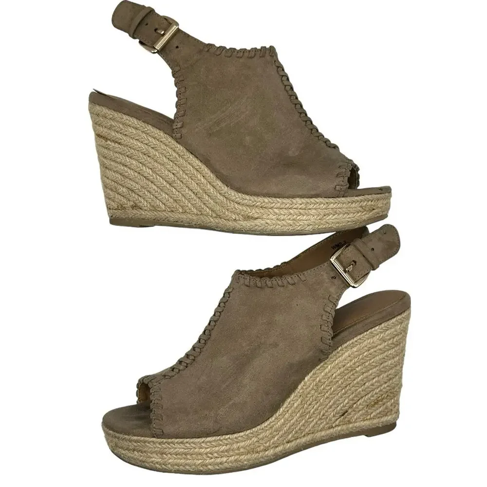 Report Suede Espadrille Wedges